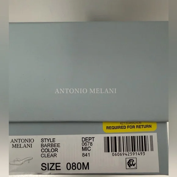 Antonio Melani Cork Sandals with Clear Straps - Picture 6 of 6